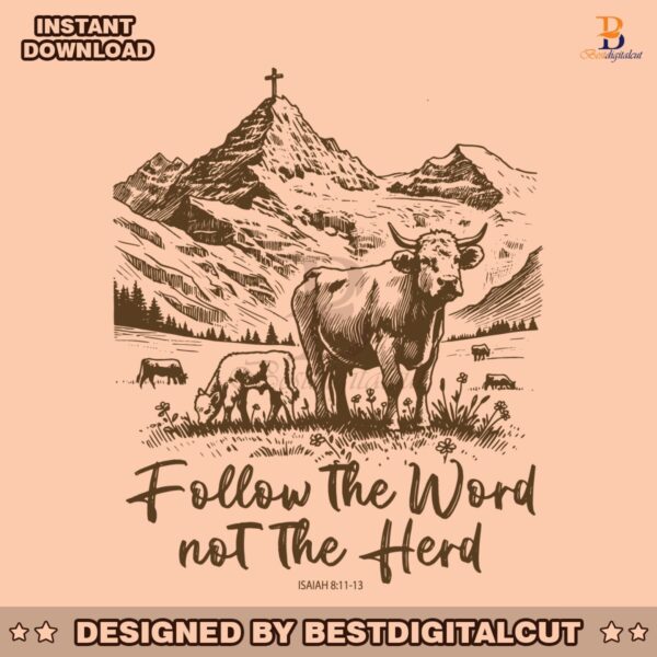 follow-the-word-not-the-herd-svg