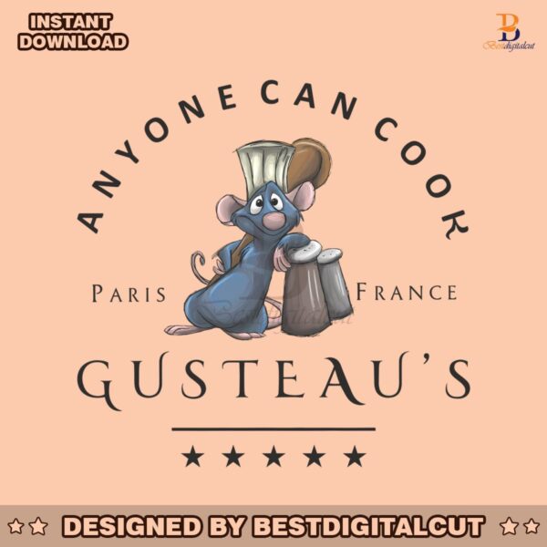 gusteaus-anyone-can-cook-disney-remy-mouse-png