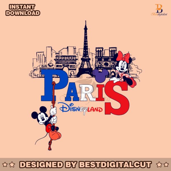 paris-disneyland-mickey-minnie-eiffel-tower-svg