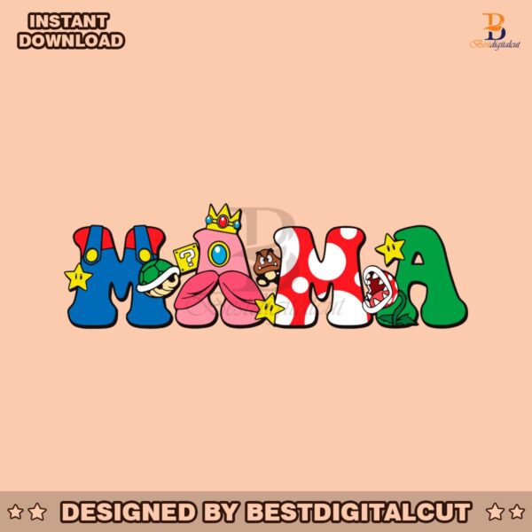 groovy-super-mario-mama-svg