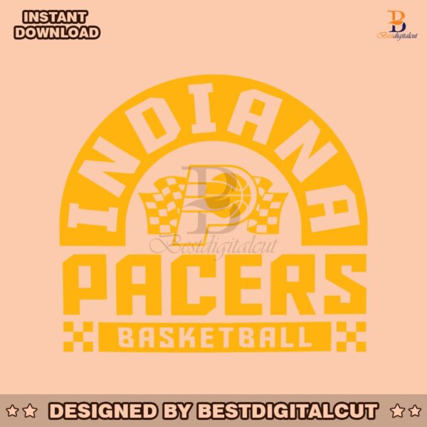 checkered-indiana-pacers-basketball-svg