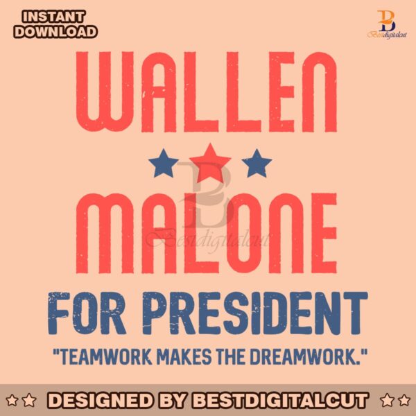 wallen-malone-for-president-funny-presidential-election-svg