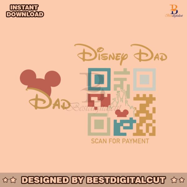 disney-dad-scan-for-payment-svg