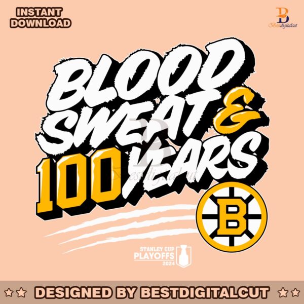 blood-sweet-and-100-years-bruins-stanley-cup-playoffs-svg
