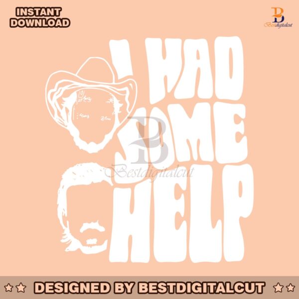 i-had-some-help-country-song-svg