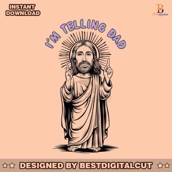 vintage-im-telling-dad-jesus-png