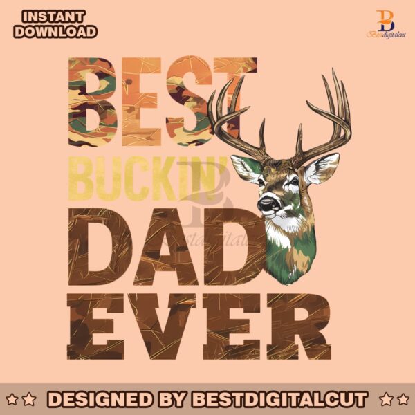 best-buckin-dad-ever-deer-head-png