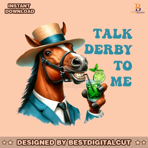 talk-derby-to-me-horse-race-man-png