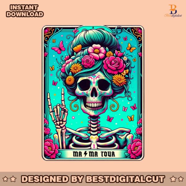 floral-mama-tour-skeleton-tarot-card-png