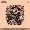 floral-super-mario-cartoon-character-svg