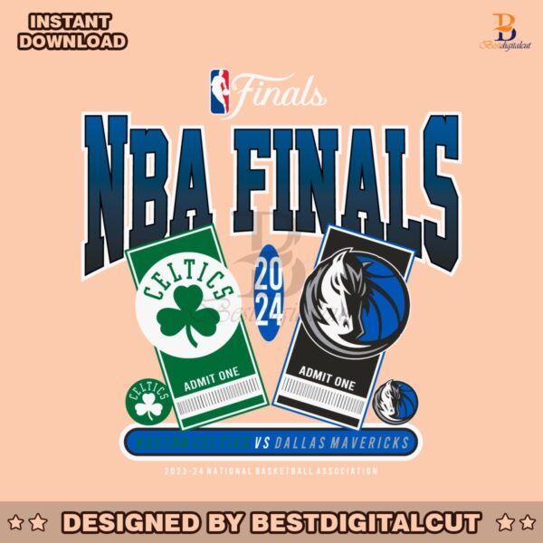 boston-celtics-vs-dallas-mavericks-2024-nba-finals-svg