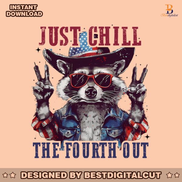 raccoon-just-chill-the-fourth-out-png