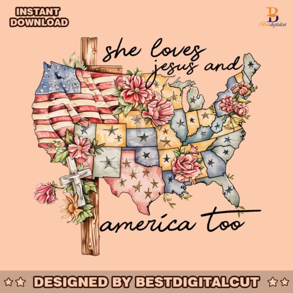 she-loves-jesus-and-america-too-floral-map-png