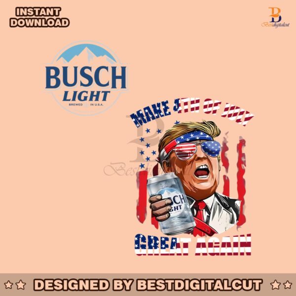 trump-make-4th-of-july-great-again-busch-light-png