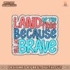 land-of-the-free-because-of-the-brave-dalmatian-dots-svg