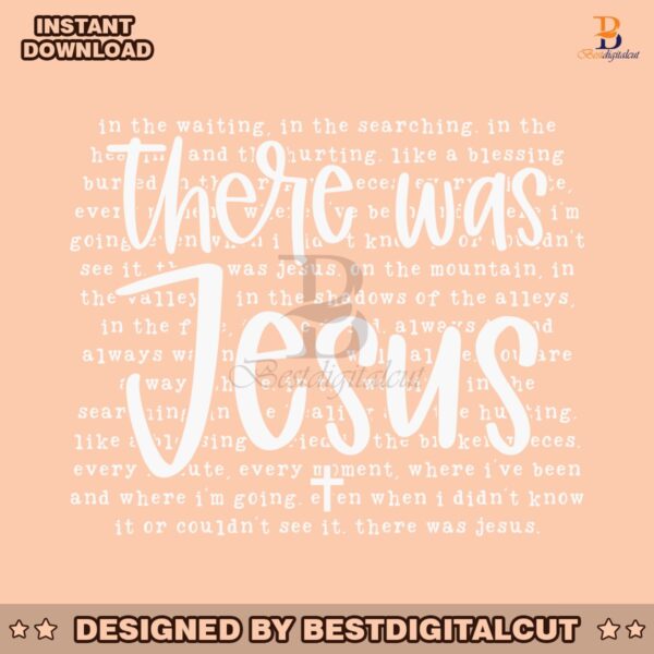 there-was-jesus-religious-bible-verse-svg