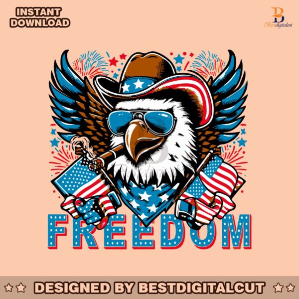 eagles-cowboy-freedom-us-flag-png