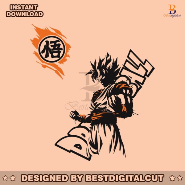 retro-dragon-ball-goku-anime-svg