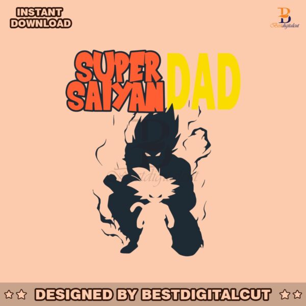 retro-goku-super-saiyan-dad-cartoon-svg