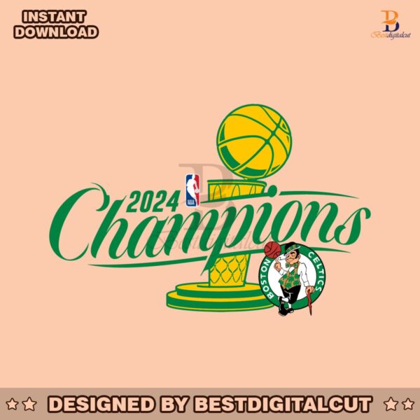2024-nba-champions-boston-celtic-trophy-svg