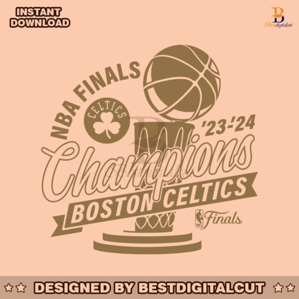 nba-finals-champions-celtics-wins-trophy-svg