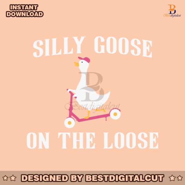 funny-silly-goose-on-the-loose-meme-svg
