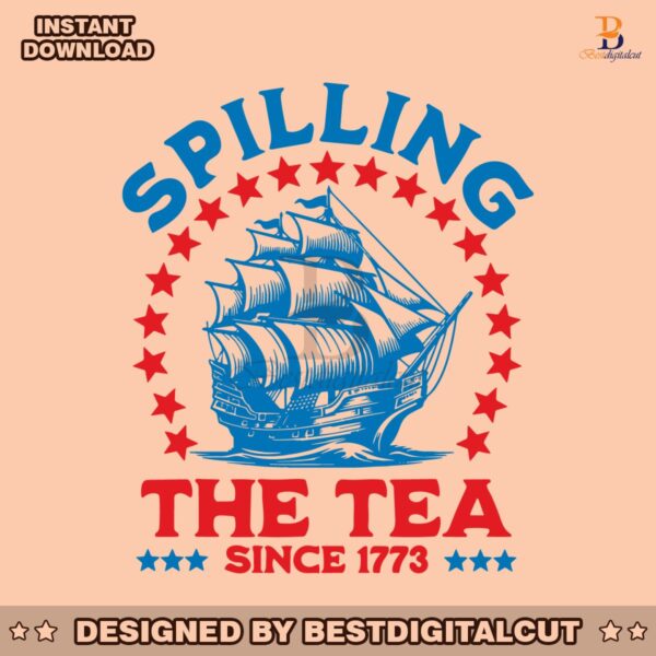 retro-spilling-the-tea-since-1773-svg