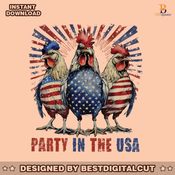 party-in-the-usa-patriotic-usa-chicken-png