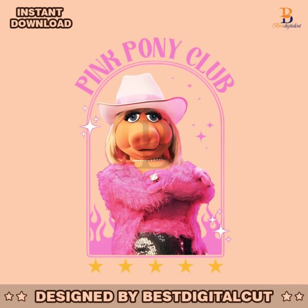 funny-pink-pony-club-miss-piggy-muppets-png