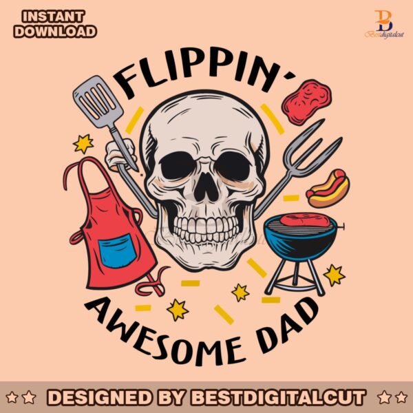 flippin-awesome-dad-funny-skull-png