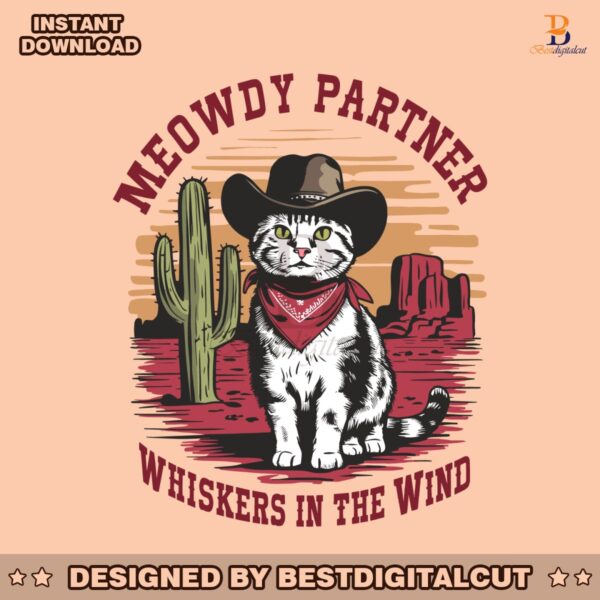 meowdy-partner-wiskers-in-the-wind-svg