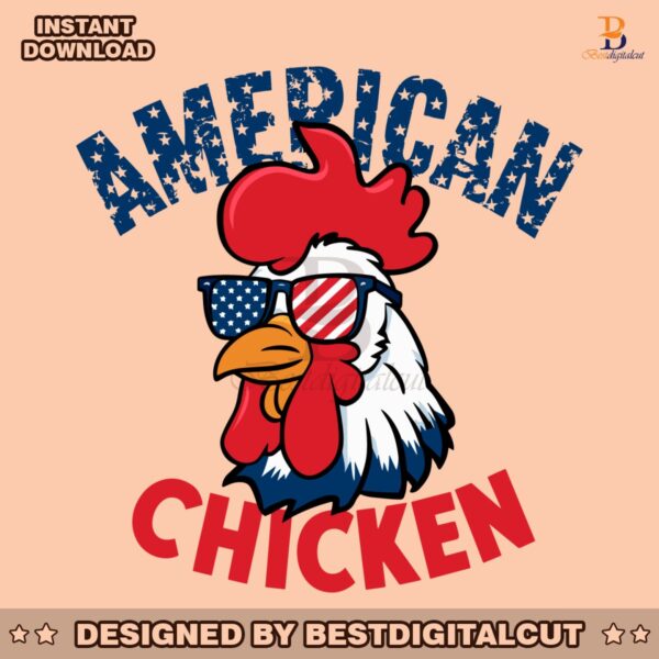 retro-american-chicken-usa-glasses-svg