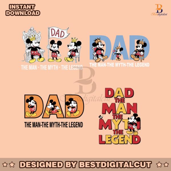 dad-the-man-the-myth-the-legend-mickey-mouse-svg-bundle