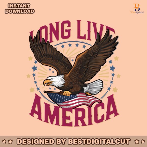 long-live-america-patriotic-eagle-png