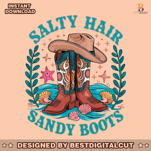 cowgirl-summer-salty-hair-sandy-boots-png