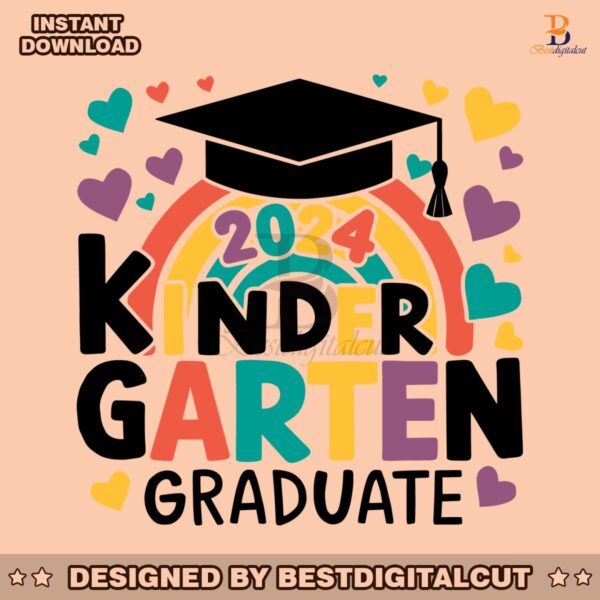 2024-kindergarten-graduate-last-day-of-school-svg