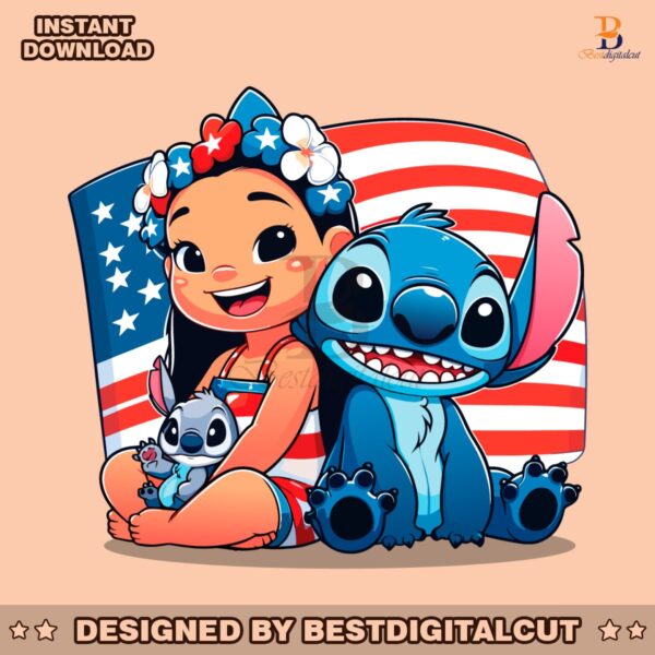 stich-and-lilo-4th-of-july-us-flag-png