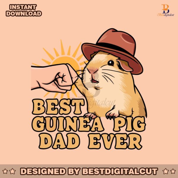 best-guinea-pig-dad-ever-groovy-dad-svg