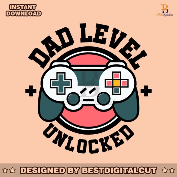 dad-level-unlocked-funny-gamer-dad-svg