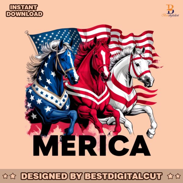 merica-horse-4th-of-july-usa-flag-png