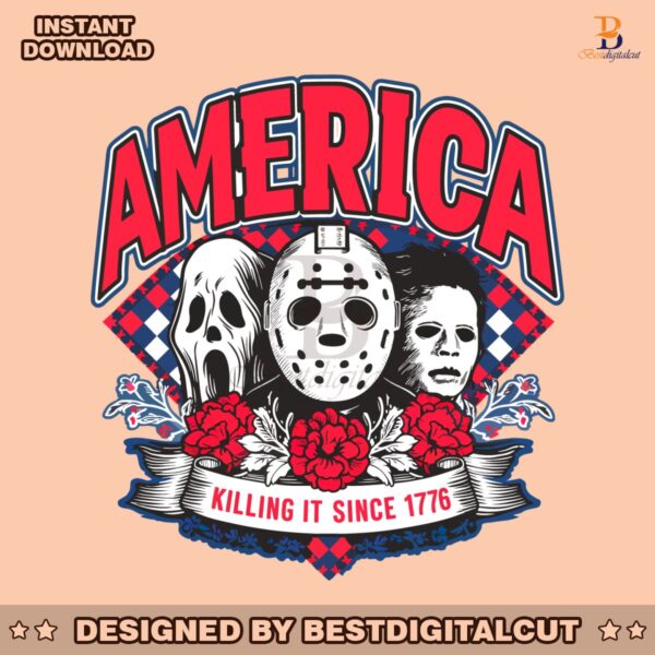 floral-america-killing-it-since-1776-horror-movie-png