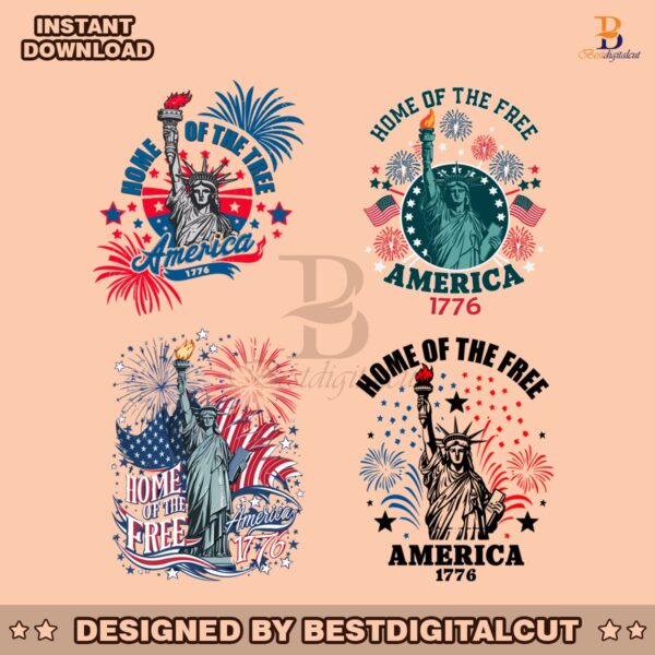 home-of-the-free-america-1776-svg-png-bundle