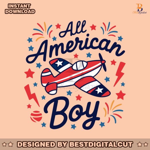 all-american-boy-airplane-independence-day-svg