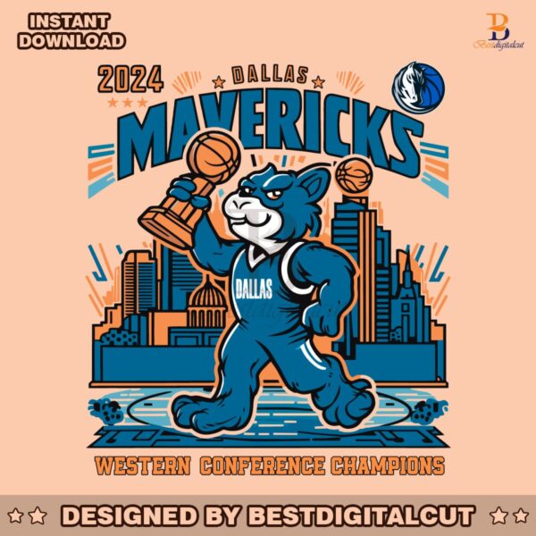 2024-dallas-mavericks-western-conference-champions-svg