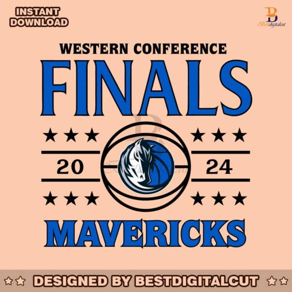 western-conference-finals-mavericks-2024-svg