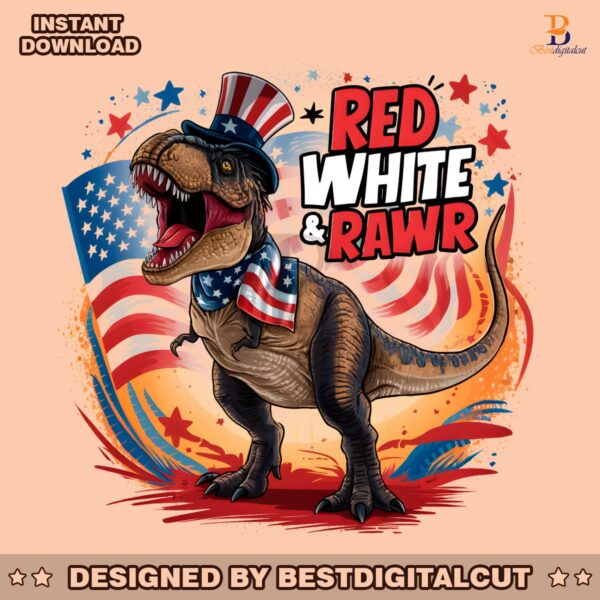 tyrannosaurus-rex-red-white-and-rawr-png