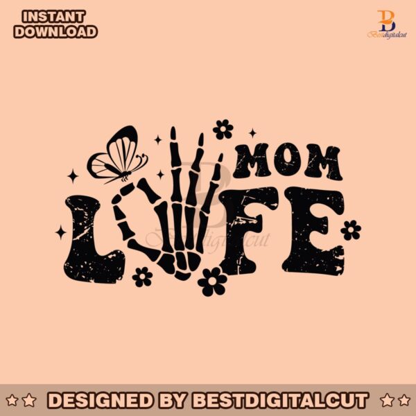 retro-mom-life-skeleton-hand-svg