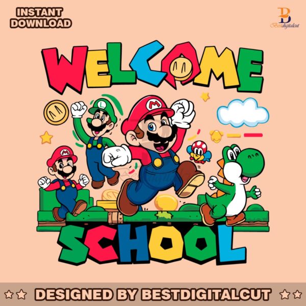 welcome-back-to-school-super-mario-cartoon-svg