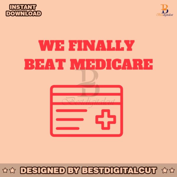 we-finally-beat-medicare-debate-line-svg