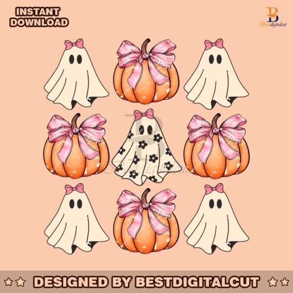 coquette-halloween-pumpkin-bow-png